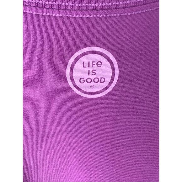 Life Is Good Women’s T-shirt Pink Lightning Bugs - Picture 5 of 11